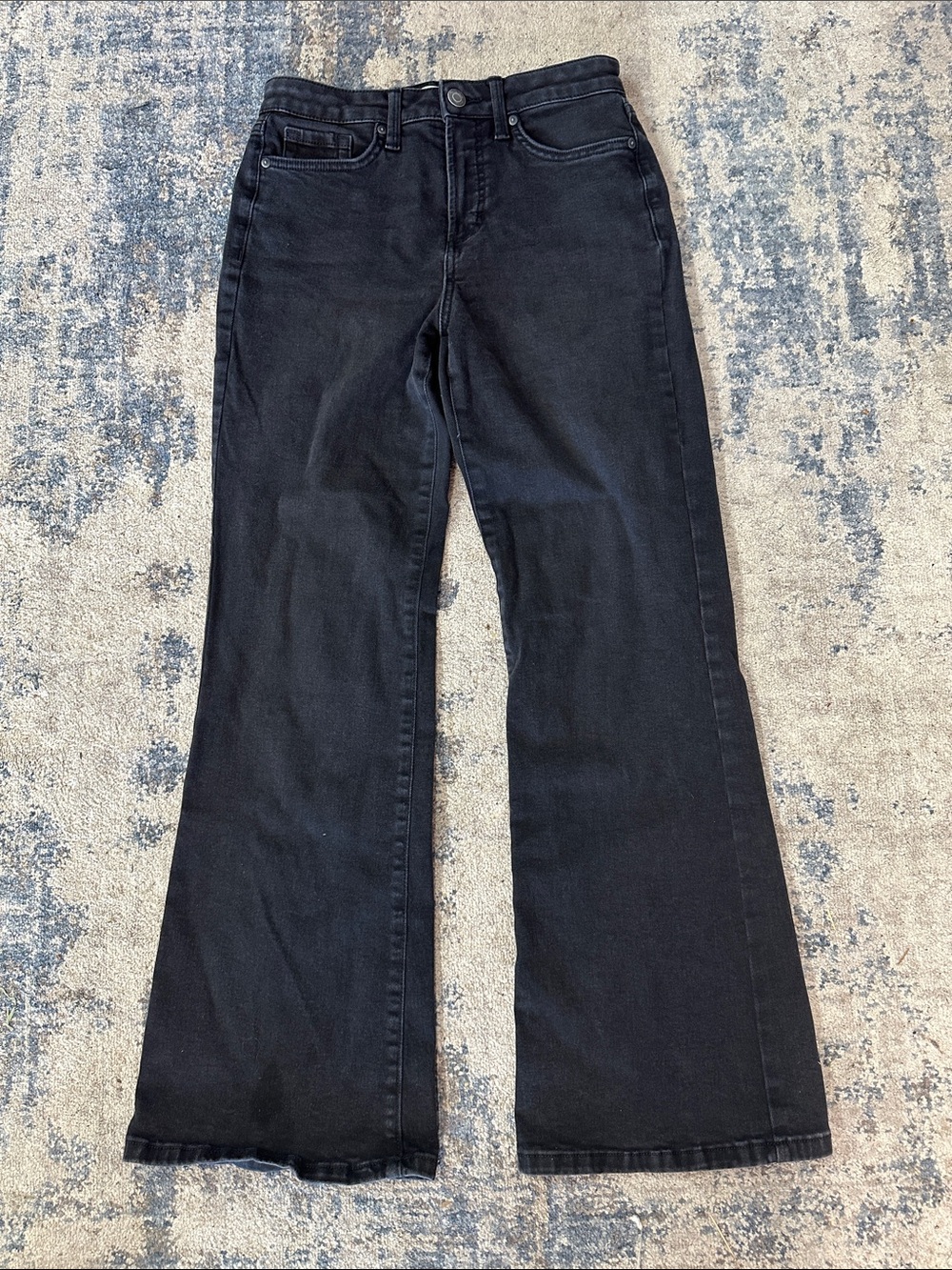 LC Lauren Conrad Black Wide-Leg High-Rise Jeans